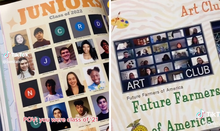 Viral TikTok Captures How Different Pandemic-Era High School Yearbooks Are